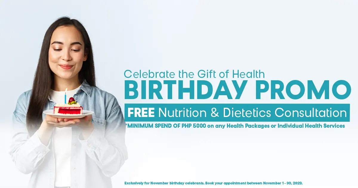 FREE Nutrition & Dietetics Consultation for November Birthday Celebrants! - Banner