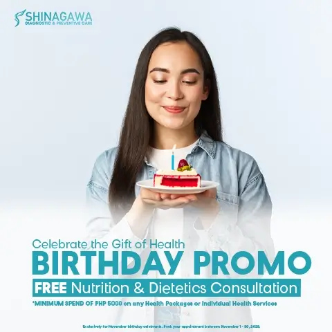 FREE Nutrition & Dietetics Consultation for November Birthday Celebrants!
