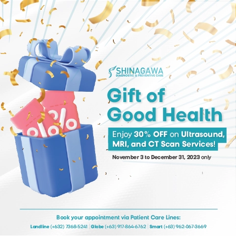 Gift of Good Health Enjoy 30% OFF on Ultrasound Services!