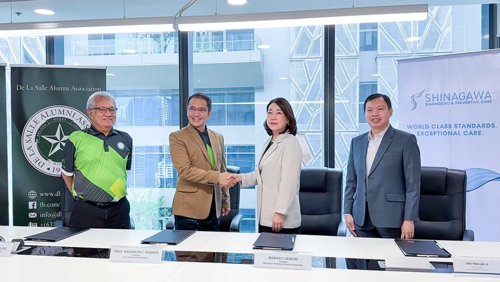 Shinagawa Diagnostic Signs Partnership with De La Salle Alumni Association