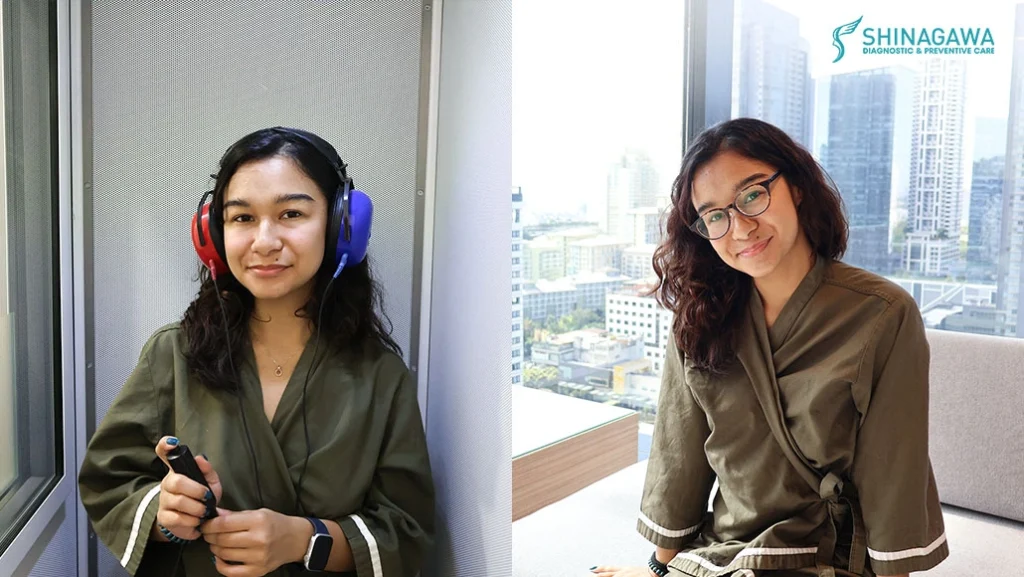 Sondi Russell's checkup at Shinagawa Diagnostic