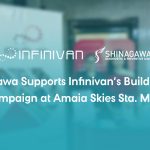 Shinagawa Supports Infinivan’s Building Blitz Campaign at Amaia Skies Sta. Mesa