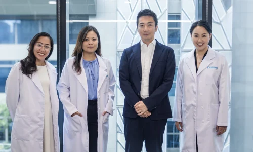 Dra. Celina Adraneda, along with Shinagawa’s other gastroenterologists, with Dr. Tadateru Maehata last September 27, 2024.