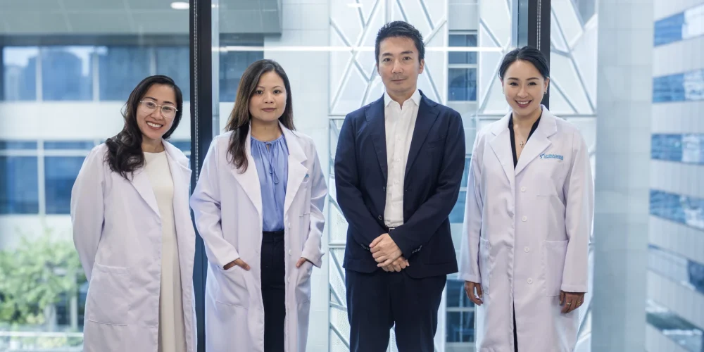 Dra. Lea Escabarte, along with Shinagawa’s other gastroenterologists, with Dr. Tadateru Maehata last September 27, 2024.